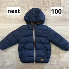 next ネクスト 100cm 中綿ジャケット ジャンパー 冬コート ネイビー