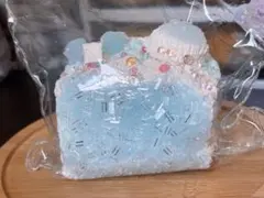 qiaoqiaosquishy 三層トースト　スクイーズ 水色
