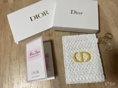 【新品】Dior ディオールオリジナルコンパクトミラーノベルティ+香水サンプル