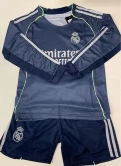 150cmレアル・マドリード新モデル　背番号無し　子供サッカーユニフォーム