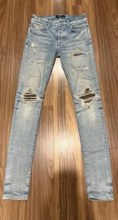 AMIRI Mx1 indigo スキニージーンズ サイズ28 確実正規品のサムネイル