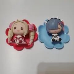 ベアトリス レム　ちょこのっこフィギュア 一番くじ G賞 リゼロ　2個セット