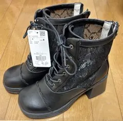 axes femme チュールレースアップブーツのサムネイル