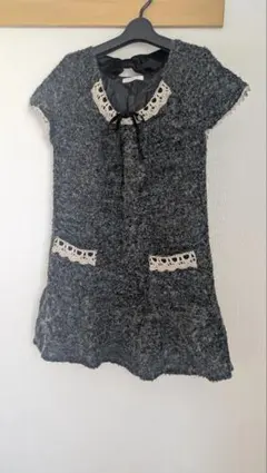 axes femme レース装飾ニットベストのサムネイル