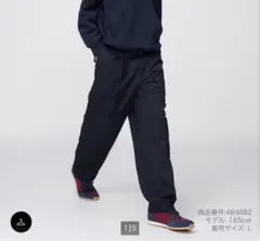 タックワイドテーパードパンツ　ユニクロC ネイビー
