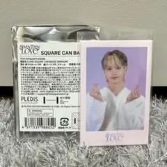 LOVE スクエア　缶バッジ　ジュン