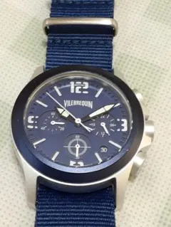 VILEBREQUIN クロノグラフ 腕時計 ネイビー