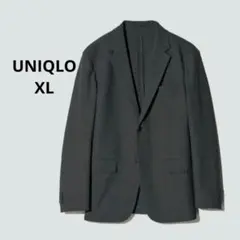 ユニクロ　感動ジャケット　テーラード　ブラック　　XL　437160