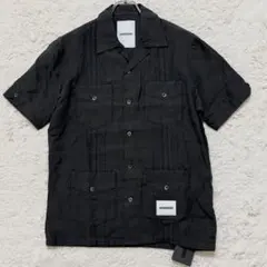 新品 ネイバーフッド HABANA キューバシャツ 半袖 S 黒 麻100%のサムネイル