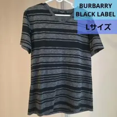 BURBARRY BLACKLABEL Vネック ボーダーTシャツ♡Lサイズ♡