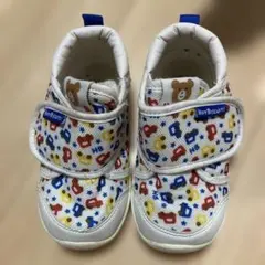 ミキハウス　ホットビスケッツ　セカンドシューズ 車総柄　ビーンズくん　15