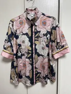 NARACAMICIE ブラウス 大きいサイズ半袖　五分袖