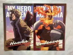 ロフトヒーロープラザ　特典ポストカード　ヒロアカ　ホークス　エンデヴァー　③