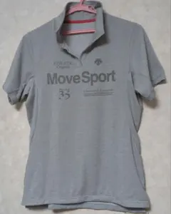 未使用　DESCENTE Move Sport グレー シャツ　35周年
