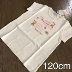 新品♥可愛い半袖Tシャツカットソー 白ホワイト 120cm うさぎ