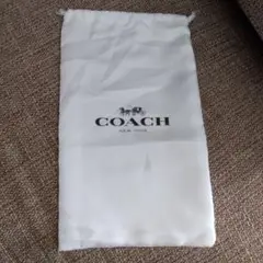 COACH ホワイト収納袋