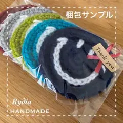 レトロニコちゃんアクリルたわし コースター 5枚セット