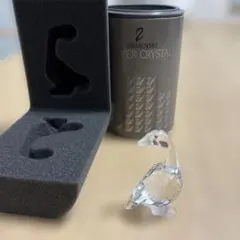 Swarovski Silver Crystal Duck 置物
