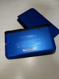 Nintendo 3DS LL 本体 青 ヒンジ破損 ジャンク品