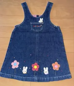 ミキハウス デニムワンピース 90cm