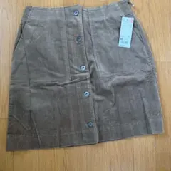 【新品タグ付き】UNIQLO 台形スカート コーデュロイスカート タイトスカート