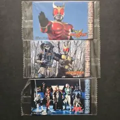 仮面ライダーカード☆未開封3枚