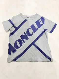ホ*ト様 MONCLER ロゴプリント Tシャツ グレーのサムネイル