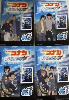 セブンイレブン名探偵コナン ステッカー 全4種