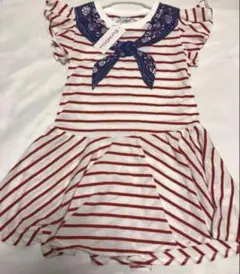 新品　西松屋　ワンピース　120 バンダナのサムネイル