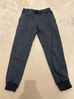 【極暖】GRAMICCI ボンディングニットフリース ジョガーパンツ グレー M