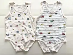 futafuta 車柄 タンクトップ 2枚セット サイズ80