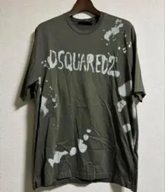 DSQUARED2 ディースクエアード　ブリーチ　ロゴ　tシャツ