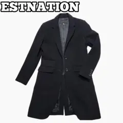 ESTNATION エストネーションチェスターコートネイビー　M相当のサムネイル