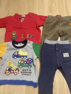 ミキハウス トレーナー＋パンツセット