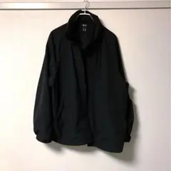 UNIQLO ウィンドプルーフスタンドブルゾン 3XL ブラック