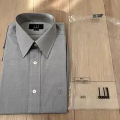 【新品】dunhill グレー ドレスシャツ 39-78