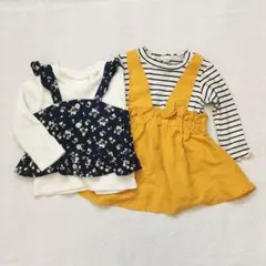 女の子 トップス 80cm 2点セット