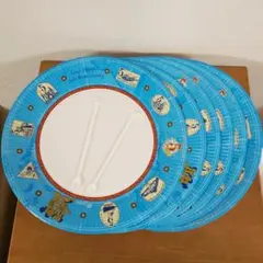 【激レア】早い者勝ち‼️TDS 5周年記念紙皿 6枚＋マドラー2本 丸缶入