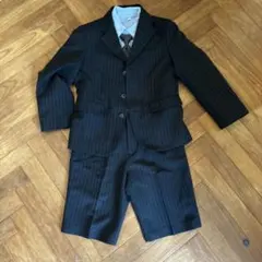 入学式　上下スーツ　半袖シャツ　ネクタイ３点セット