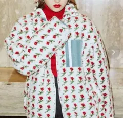 jouetie リバーシブルボアジャケット 花柄