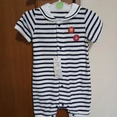 ストライプロンパース 60-70cm
