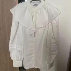 dazzlin 長袖　ブラウス　パフスリーブ　襟付き　ダズリン　フリーサイズ