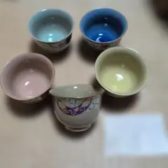 陶器製湯飲み5個セット　舞陶館　汲み出し