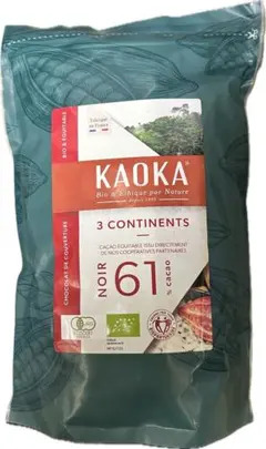 KAOKA（カオカ）有機チョコレートトロアコンチネンツ 61%1kgのサムネイル