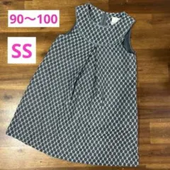 《KUMIKYOKU》組曲 水玉 ドット ワンピース SS 90～100㎝