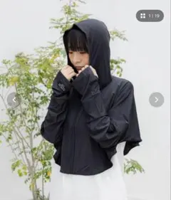 LAKOLE 接触冷感　uvパッカブルショートパーカーのサムネイル