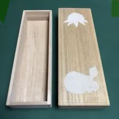 木目込み細工 桐箱 道具箱 小物入れ