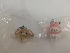 【お値下げ】サンリオ　ゆるっとめじるしアクセサリー　マイメロディ＆くろうさ