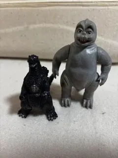 ゴジラ怪獣 ミニラ ソフビ 1991年 バンダイ 日本製 - メルカリ