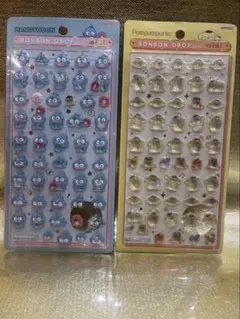 サンリオ ボンボンドロップシールmini ポムポムプリン ハンギョドン